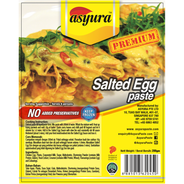 Asyura Salted Egg Paste-Food Pastes-Asyura-Sedap.sg