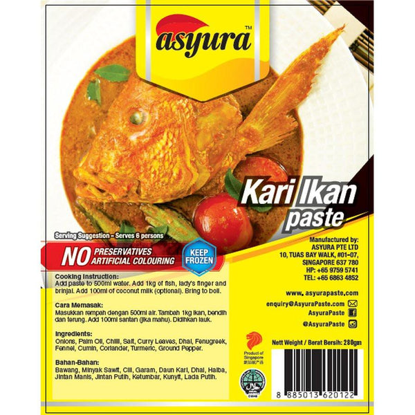 Asyura Kari Ikan Paste (Fish Curry)-Food Pastes-Asyura-Sedap.sg