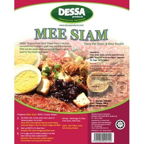 Dessa Mee Siam Paste-Food Pastes-Dessa-Sedap.sg