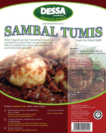 Dessa Sambal Tumis (Fried Chilli)